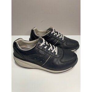 Joya Ortholite Comfort Blue Leather Miami Bluberry Walking Shoe Womens Size 8.5